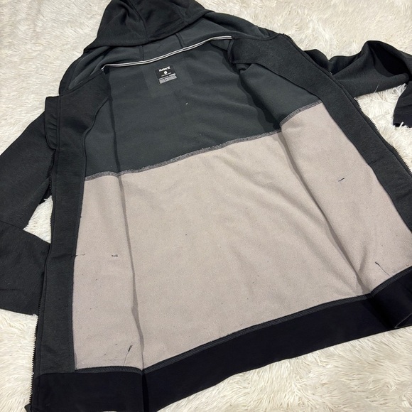 Hurley Men’s Dri-Fit Disperse Blocked Full Zip Hoodie Jacket black & Gray Sz XL - Picture 7 of 12